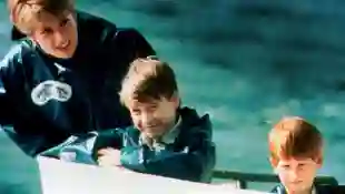 Princess Diana, Prince William, Prince Harry Boat