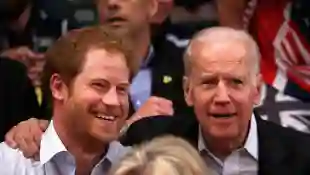 El príncipe Harry y Joe Biden