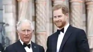 El príncipe Carlos y el príncipe Harry