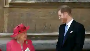 Prince Harry and Queen Elizabeth