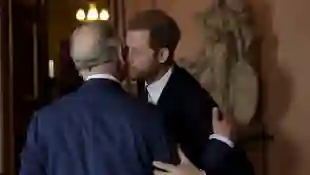 Prince Harry, Prince Charles, kiss, kissing, International Year of the Reef, London British Royals
