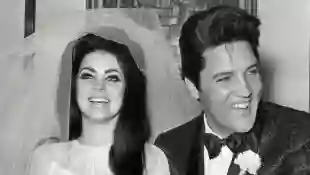 Priscilla Presley Elvis Presley Wedding day