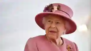 Queen Elizabeth II Welcomes Spring At Buckingham Palace Garden