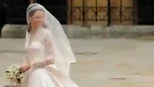 Duchess Kate on her wedding day