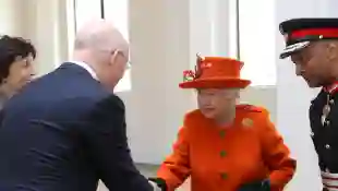 Queen Elizabeth II Shaking Hands