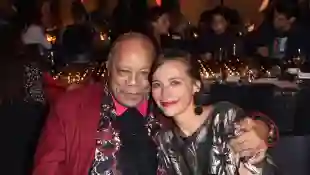 Rashida Jones y Quincy Jones