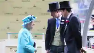 La reina Isabel y el príncipe Harry