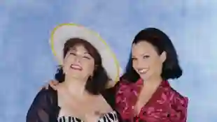 Roseanne Barr and Fran Drescher in 'The Nanny'