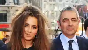Rowan Atkinson y su hija Lily