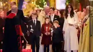 Prince William and Princess Kate with their children