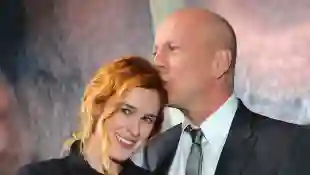 Rumer Willis and Bruce Willis