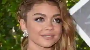 Sarah Hyland with braided hairstyle