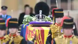 Queen's coffin in London