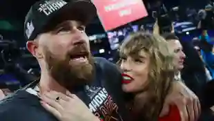 Taylor Swift and Trevis Kelce