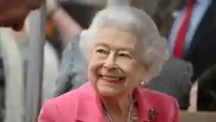 Concern For Her Health: The Queen Rides In Buggy At Garden Show