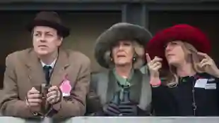 Duchess Camilla with her children Tom Parker Bowles and Laura Lopes.