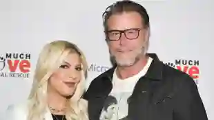 Tori Spelling and Dean McDermott attend the Much Love Animal Rescue 3rd Annual Spoken Woof Benefit, October 17, 2019.