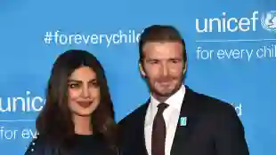 UNICEF India National Ambassador Priyanka Chopra and UNICEF Goodwill Ambassador David Beckham attend UNICEF's 70th Anniversary Event at United Nations Headquarters on December 12, 2016 in New York City