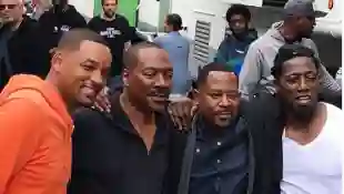 Will Smith, Eddie Murphy, Martin Lawrence and Wesley Snipes in Atlanta, Georgia.