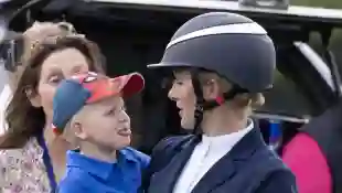 Zara Tindall with Lucas