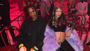 Asap Rocky and Rihanna