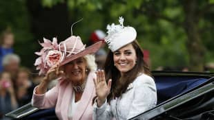Camilla Parker-Bowles and Kate Middleton