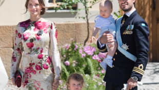 Prince Carl Philip of Sweden and his family