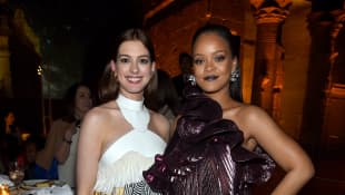 Anne Hathaway and Rihanna
