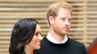 Duchess Meghan and Prince Harry in February 2019