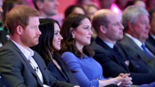Prince Harry, Duchess Meghan, Duchess Kate and Prince William