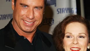 John Travolta and Karen Lynn Gorney 