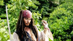 Johnny Depp as "Jack Sparrow"