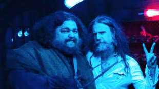 Jorge Garcia and Rob Zombie