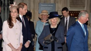 Kate Middleton, Prince William, Camilla Parker-Bowles and Prince Charles