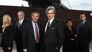 The cast of Law & Order