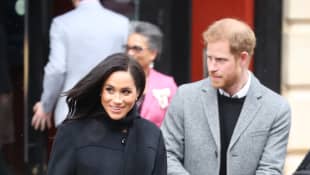 Prince Harry and Duchess Meghan in Bristol