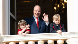 Princess Gabriella, Prince Albert and Prince Jacques
