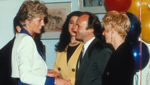 Princess Diana and Phil Collins