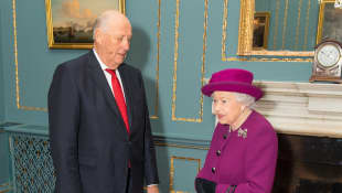 Queen Elizabeth II and King Harald V