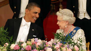 Barack Obama and Queen Elizabeth II