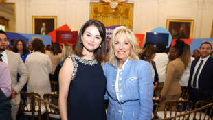 Selena Gomez and Jill Biden