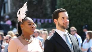 Serena Williams and her husband Alexis