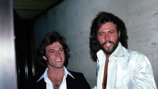 Andy Gibb and Barry Gibb