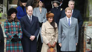 Duchess Catherine, Prince William, Duchess Meghan and Prince William