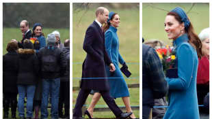 Prince William and Duchess Catherine attend Sunday service at St. Mary Magdalene