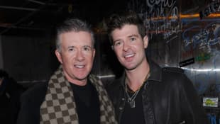Alan Thicke and Robin Thicke