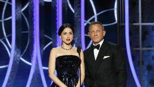 Ana de Armas and Daniel Craig