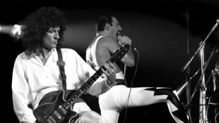 Queen's Brian May and Freddie Mercury