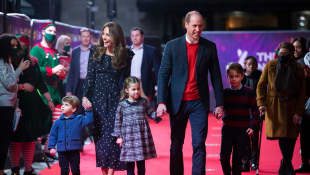 Duchess Kate, Prince William, and their children