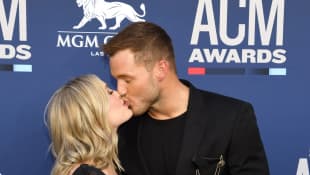 Cassie Randolph and Colton Underwood at the 54th American Country Music Awards